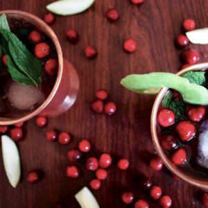 Cranberry Apple Mint Julep by Kaleigh Bulone