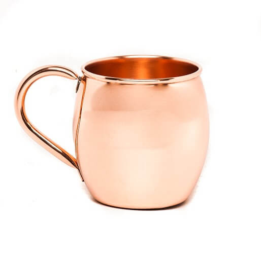 Barrel Smooth 16oz Copper Mug