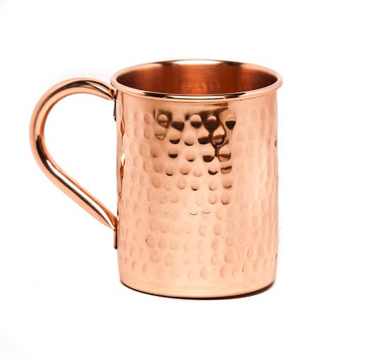 Roosevelt Hammered 16oz Copper Mug
