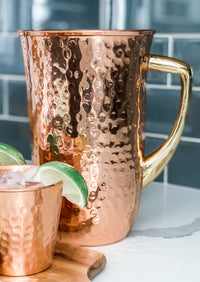Hammered Copper Pitcher (WS-INV)