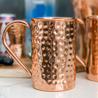 Roosevelt Hammered 16oz Copper Mug