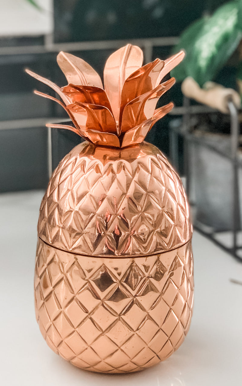 20oz Copper Pineapple Tumbler