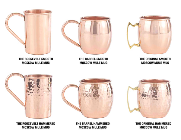 Monogrammed Moscow Mule Mugs Gift Set