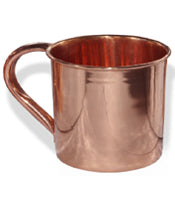 Roosevelt Smooth 16oz Copper Mug