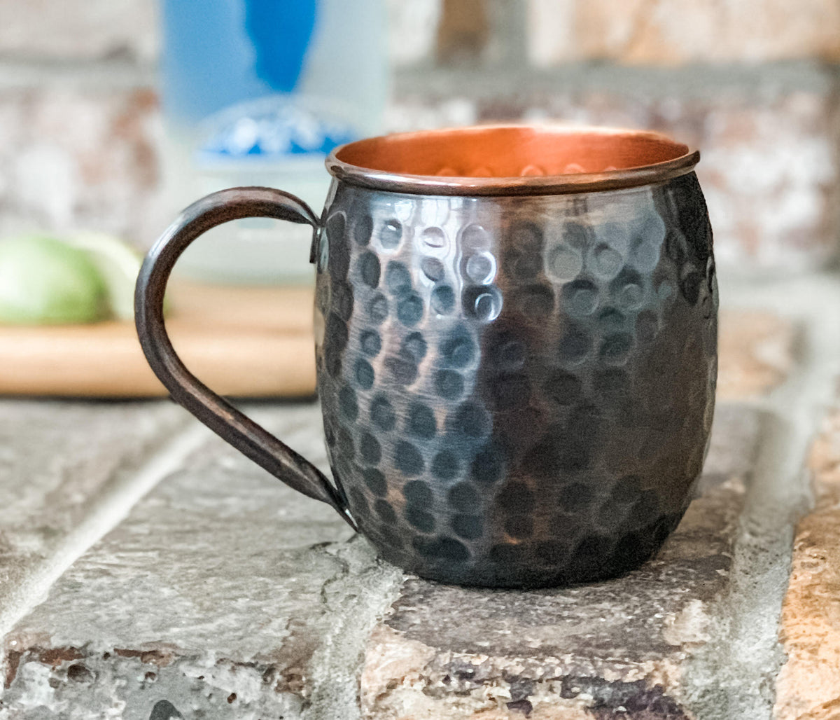 16oz Vintage Solid Copper Mugs (WS-MTO)