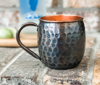 16oz Vintage Solid Copper Mugs (WS-MTO)